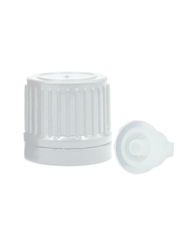 18MM - Type 1 - White-Dropper Cap with Small Hole Dropper Set